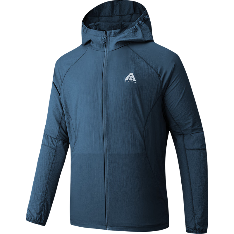 Anta [Wang Yibo Edition] Light Shell 3.0 Sun Protection Jacket | Outdoor Lightweight Ice Silk Skin Jacket Summer Hooded Coat