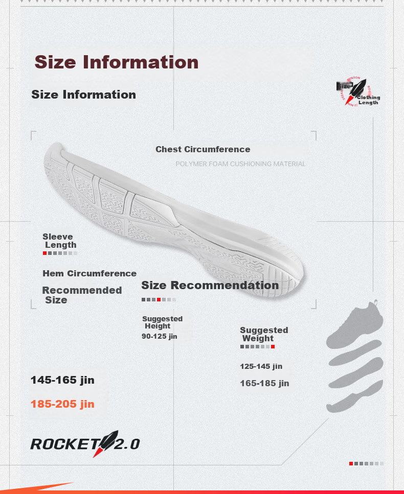 LI-NING Rocket 2.0 Badminton Shoes Unisex Professional Competition Training Sneakers Cushioned Comfortable Durable 6