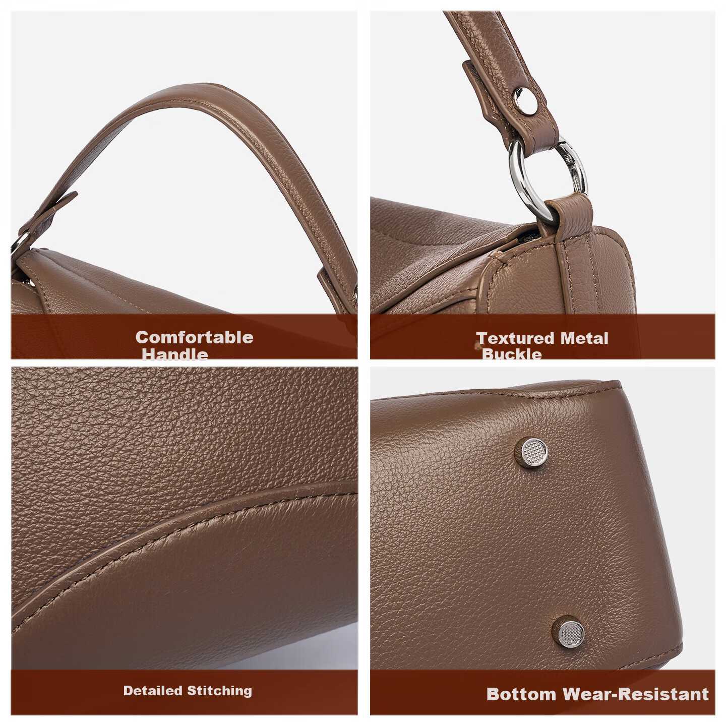 Zhur Women's Bag 2026 New Fashion Genuine Leather Crossbody Bag 38 Women's Day Goddess Festival Gift