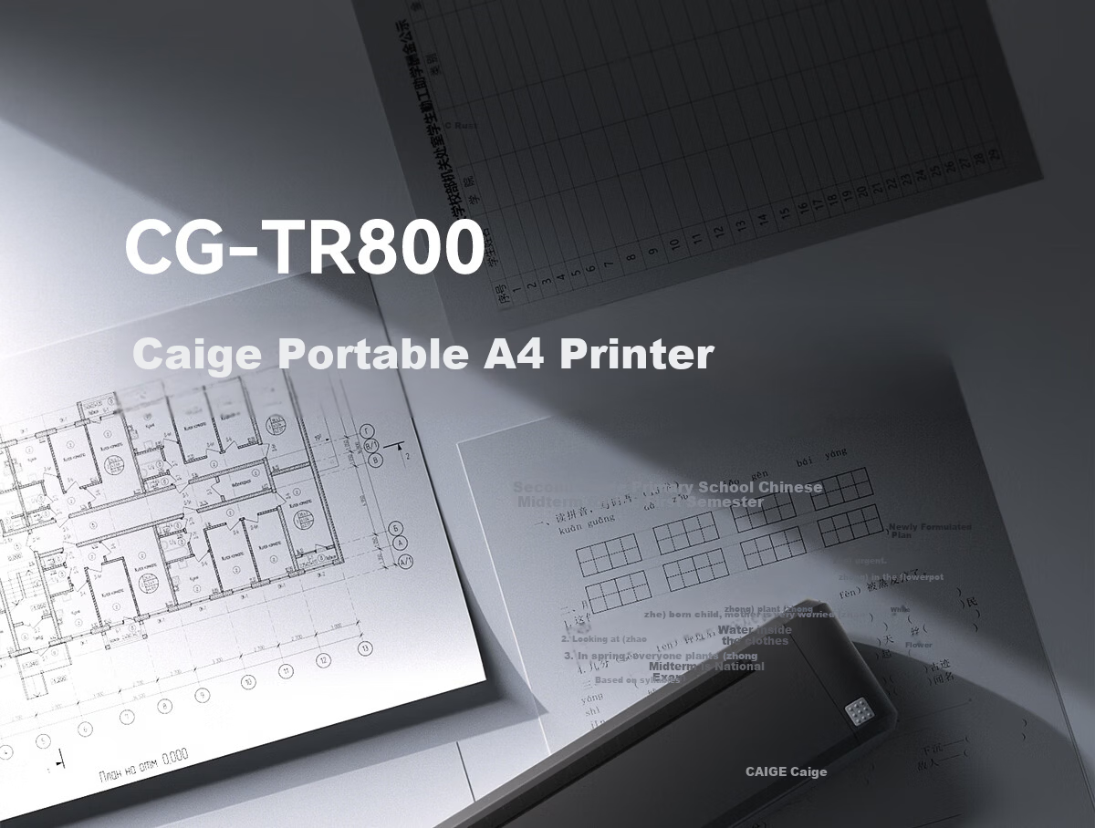 Color Grid TR800 Portable Printer Ribbon 2 Rolls, Approximately 140 Pages, Office Business Home Small Thermal Transfer Consumables, Long-lasting Fade-resistant Eco-friendly Ribbon 1