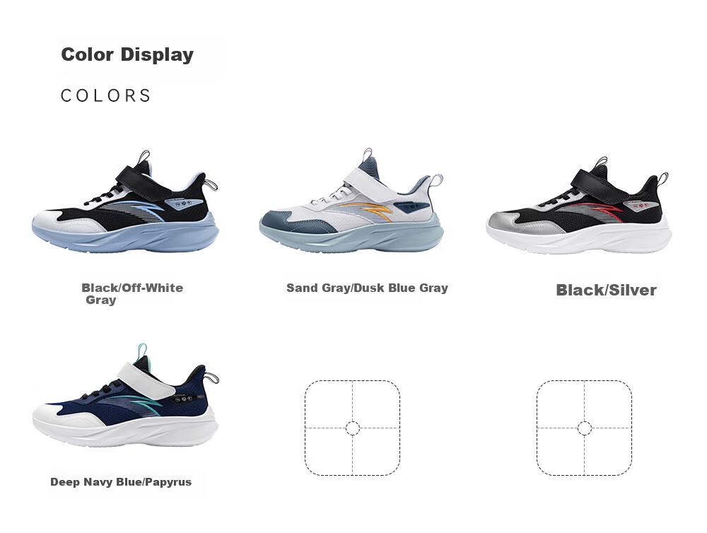 ANTA Kids Lightweight Running Shoes Unisex 2026 Spring Breathable Mesh Sports Sneakers Campus Casual A12615561 20