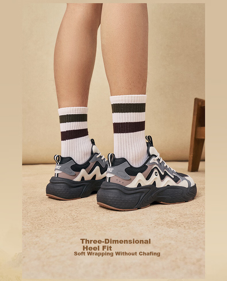 ERKE Men's Casual Shoes Sports Shoes Comfortable Versatile Soft Sole Lightweight Casual Shoes Men's Chaoyan Xilan 3 19