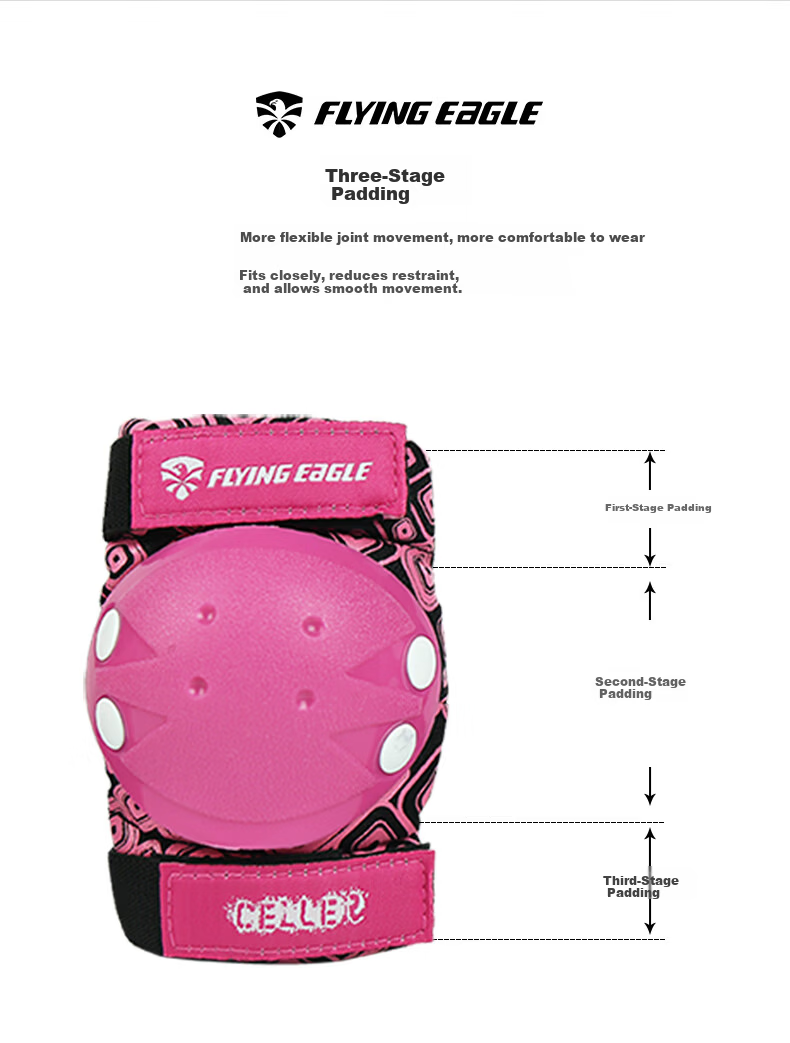 Feiying Kids Roller Skating Protective Gear Helmet Set - Safety Pads for Ice Skating, Skateboarding, Skiing, Balance Bikes, and Bicycles 24