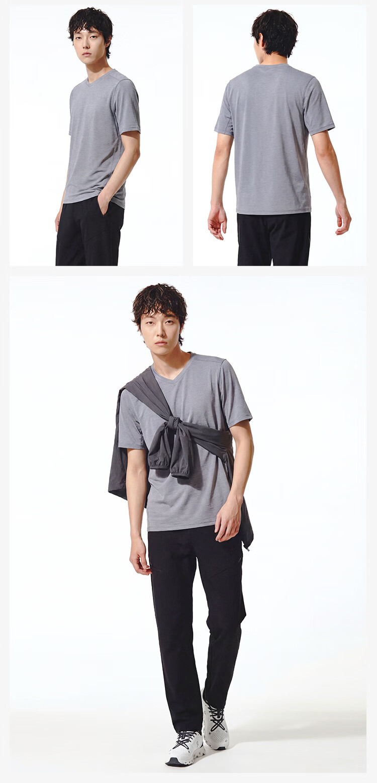 JD Jingzao Outdoor Quick-Dry Polo Shirt Short Sleeve Men 2026 Summer New PowerDry Hiking Mountaineering Cationic Black 2XL 21