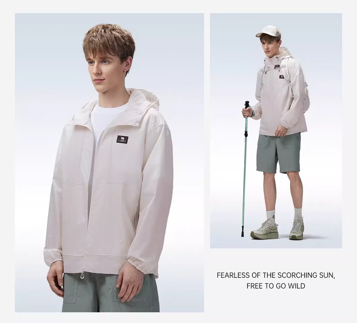CAMEL Outdoor Sun Protection Jacket 2026 Spring Summer New Cooling Breathable Coat A36BA49026 (Dilraba Dilmurat Style) 13