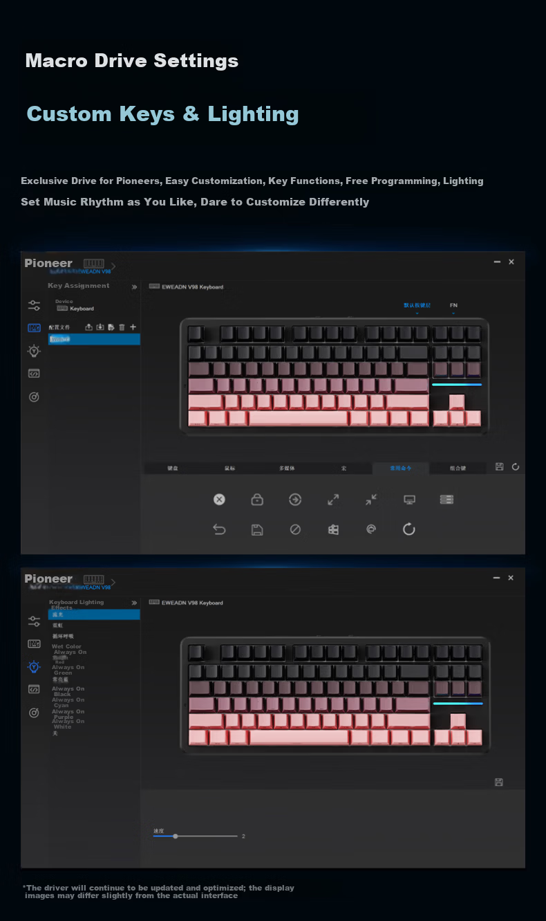 X87 Wireless Mechanical Keyboard with Wired and Bluetooth Tri-Mode, Customizable 5-Layer Filled Side-Engraved High-Value Gaming and Office 87-Key - Black Cloud Moss Switch 14