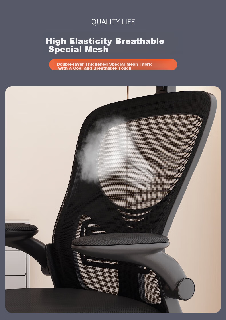 Chibailun Computer Chair, Office Chair, Ergonomic Chair, Home Study Chair, Student Dormitory Adjustable Swivel Chair 13