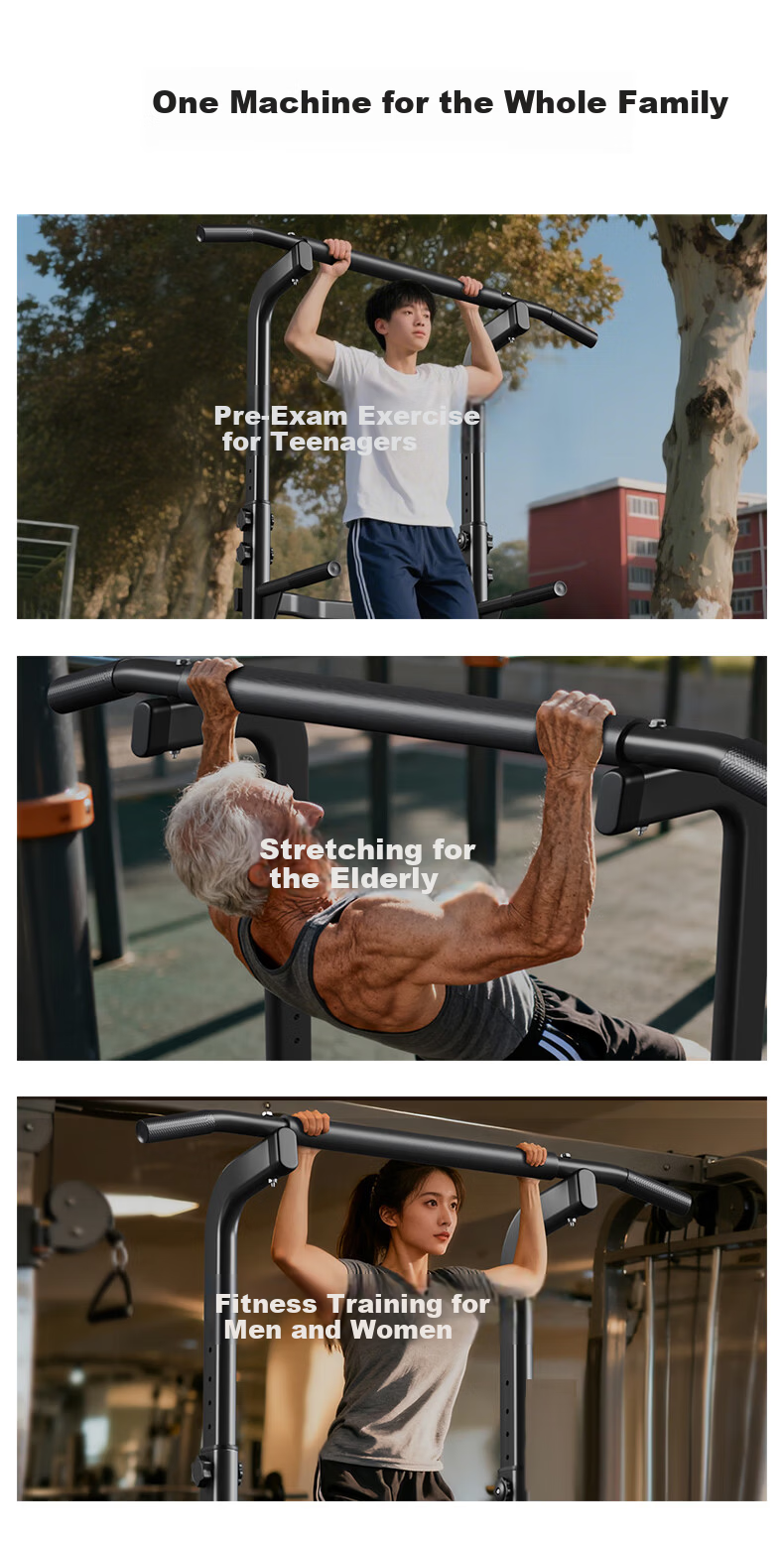 MIKING Home Pull-Up Bar Indoor Multifunctional Single and Double Bars Stretching Fitness Equipment for Men and Women 3