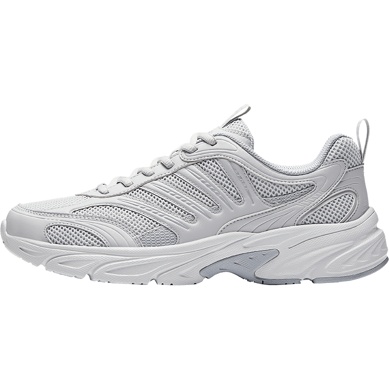 Anta Little Millennium Men's Casual Shoes Thick Sole Height Increasing Leather Mesh Summer Fitness Commuting Sports Shoes 112628812