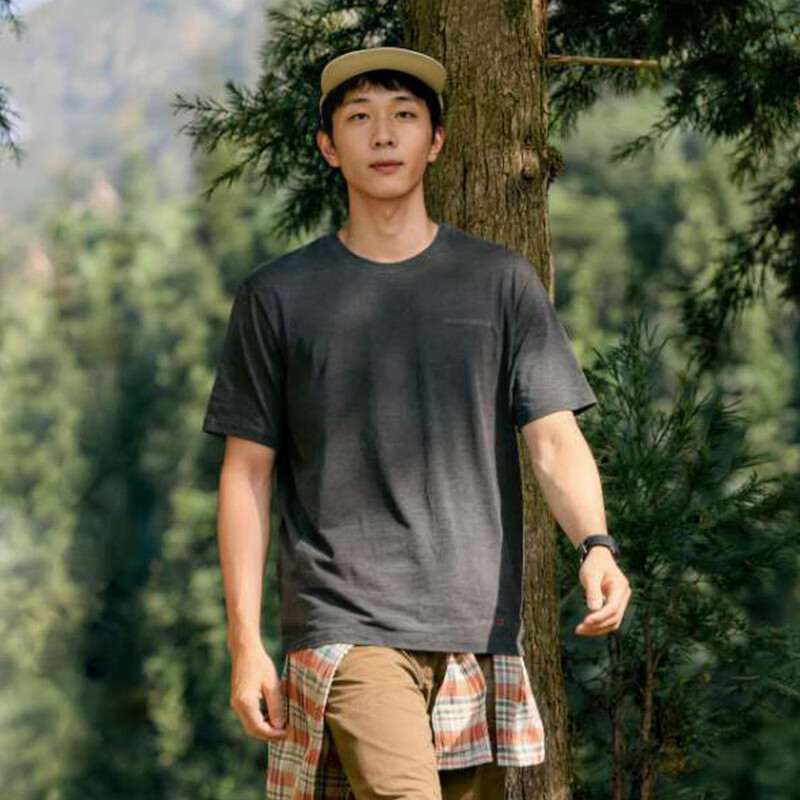 JD Jingzao D1 Quick-Dry Long Sleeve T-Shirt Men's 2026 Summer New Round Neck Women's T-Shirt Layered Cloud Gray S
