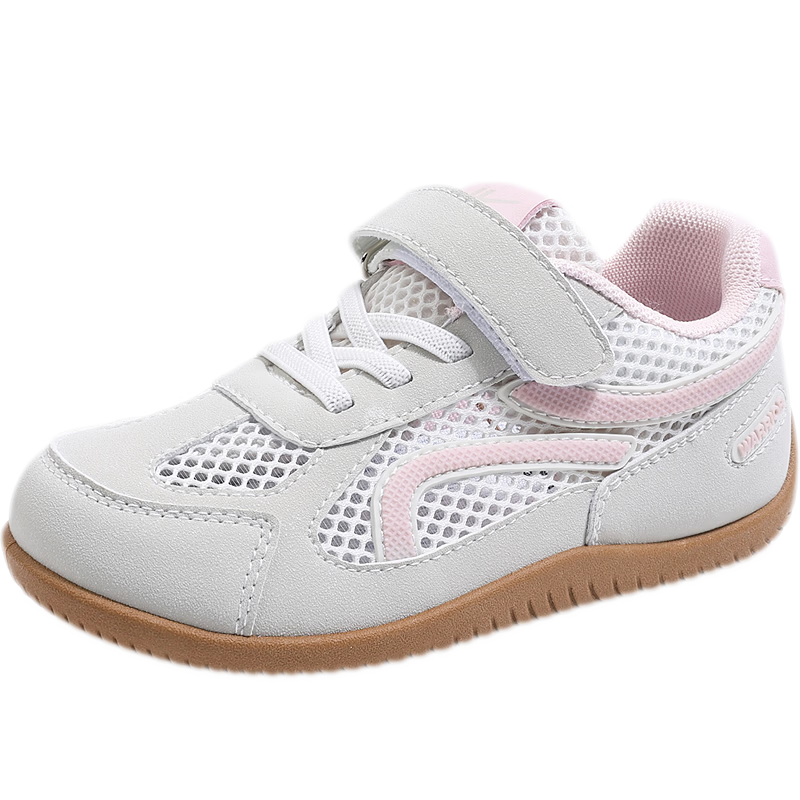 Warrior Summer Kids Breathable Mesh Shoes New Single Mesh Sports Casual Shoes WZ(CL)-2228 Light Gray Blue 33