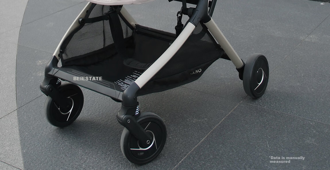 BEIESTATE New Route Baby Stroller Foldable Lightweight Kids Pram Sit and Recline Travel Stroller Mu Bai 14
