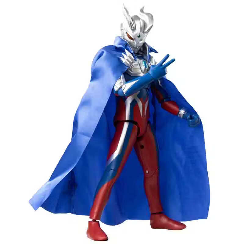 BANDAI Ultraman Children's Toy, Birthday Gift for Boys, Giant Ultra-Movable Zero Deluxe Set 12301 1