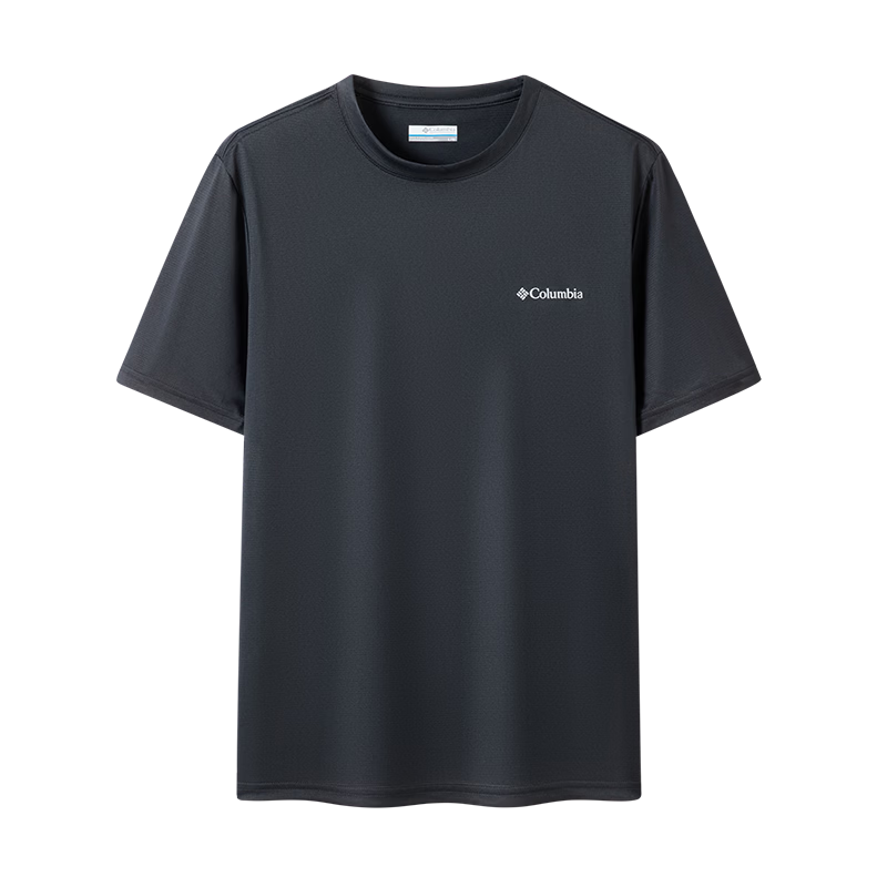 Columbia Men's T-Shirt 26 Spring Summer Outdoor Sports Quick-Dry Breathable Crew Neck Short Sleeve AJ1419 010 L