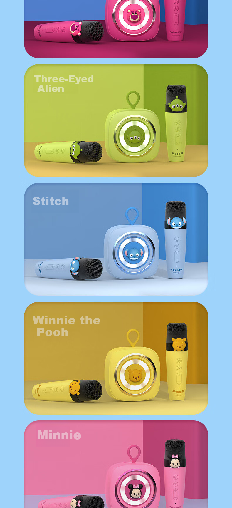 Disney Kids Microphone Toy for Girls New Year Birthday Gift Ages 7-14 Wireless Bluetooth Karaoke Speaker Microphone Combo 13