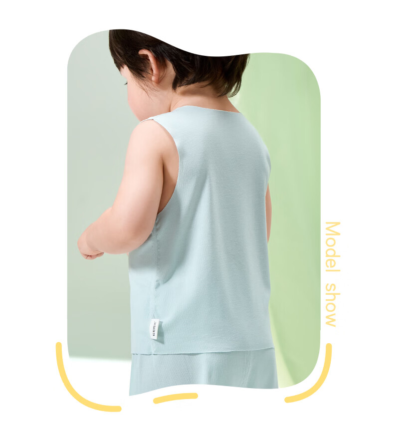 October Crystal Children's Vest Spring Summer Boys Girls Baby Vest 29