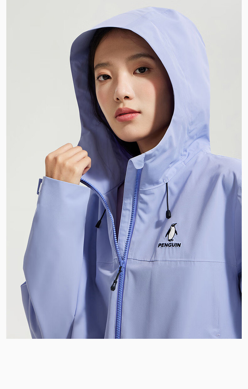 Penguin [Zeng Hui Same Style] Yulin Hard-core Windproof Waterproof Outdoor Sports Jacket M36BA31008 34