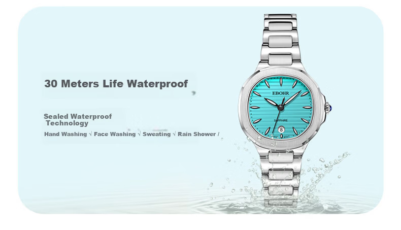 EBOHR Women's Diamond-Studded Luxury Quartz Steel Band Watch for Women, Niche Brand Ladies' Watch, Valentine's Day Birthday Gift 14