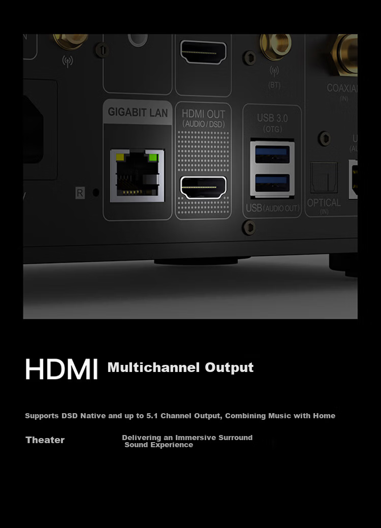EVERSOLO DMP-A6 Gen 2 Streaming HiFi Music Player DAC Integrated High-Fidelity DSD Decoder [Dual ES9038Q2M] 41