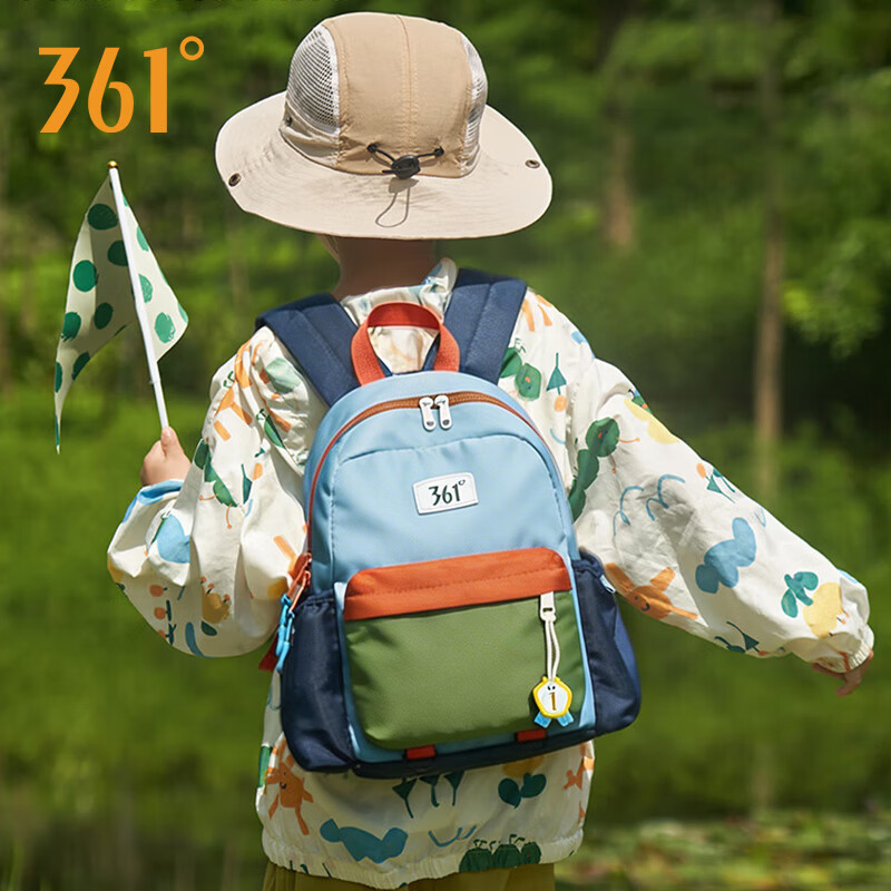 361° Parent-Child Outdoor Lightweight Large Capacity Travel Backpack Unisex Kids School Bag for Spring Outing