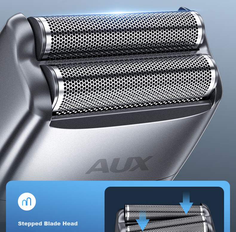 AUX Hair Lightener, Shaver for Bald Head, Hair Clipper, Electric Reciprocating Razor, Self-Service Barbershop And Salon-Specific Tool, Oil Head Gradient Gift 10