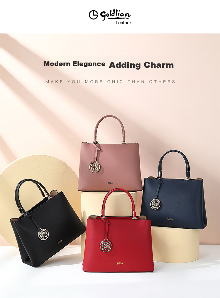 Goldlion Women's Handbag, Versatile Business Shoulder Crossbody Bag for Ladies, Birthday Gift 8