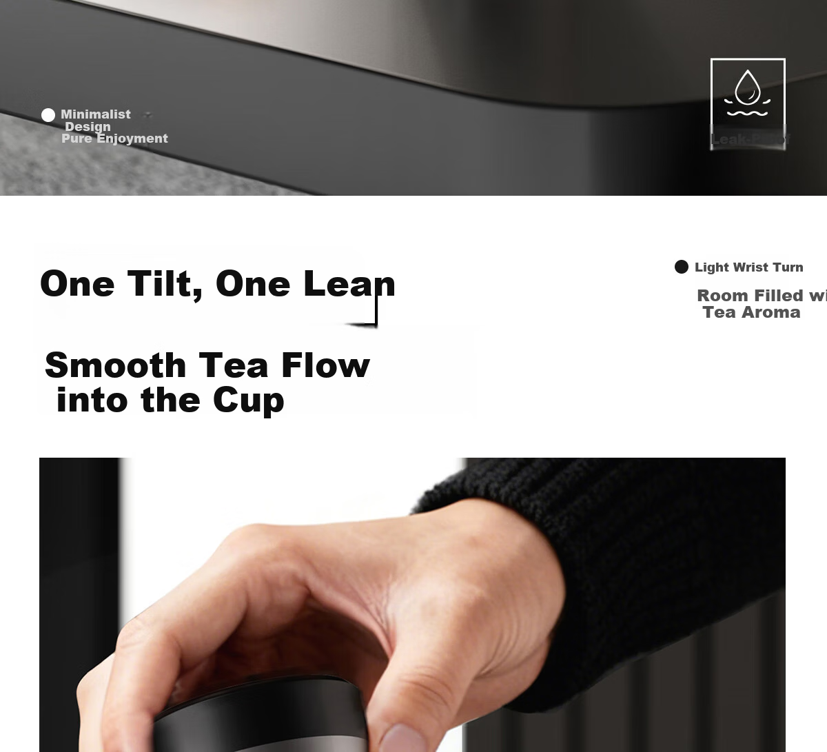 NRMEi Insulated Tea Separation Smart Water Bottle 316 Stainless Steel Men's Business Office Car Travel Gift Cup 8