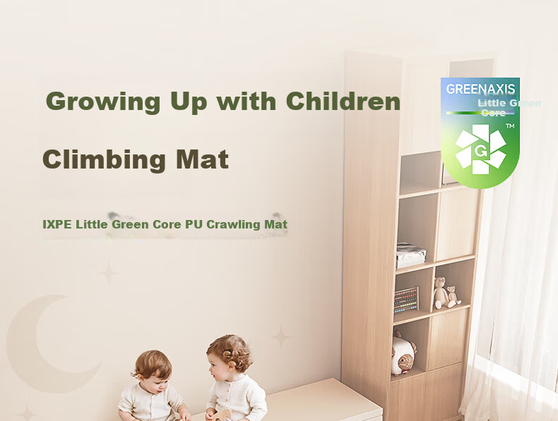 BG-BABYGO Foldable IXPE Crawling Mat 4cm Thick Baby Anti-Fall Playpen Floor Mat Head Protection Baby Grade 4