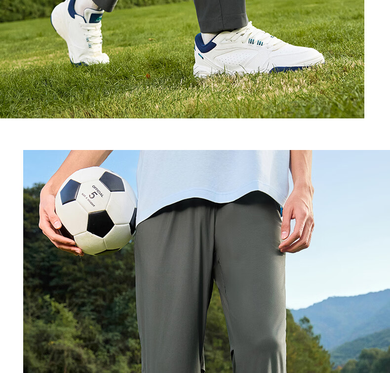361° Men's Sports Pants Spring Summer Sun Protection Casual Sweatpants Running Loose Fit Cooling Straight Leg U-Shaped Pants 652614708-2 26
