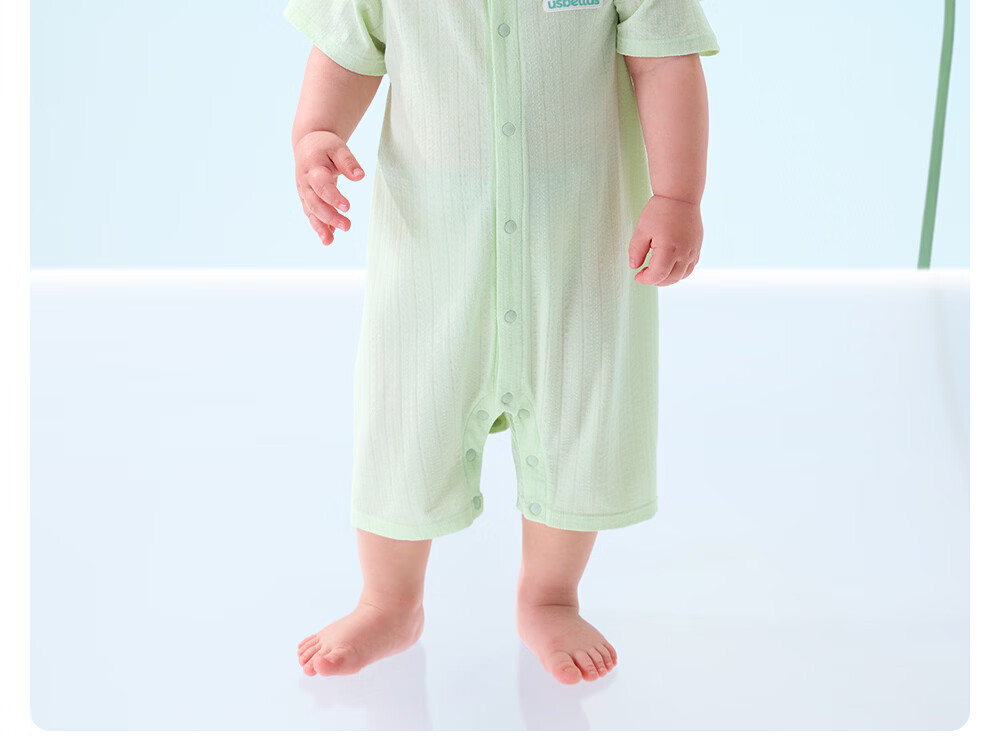 Betis Baby Romper Summer Thin Short Sleeve Modal Breathable Pajamas Infant Summer Onesie Crawling Suit 15
