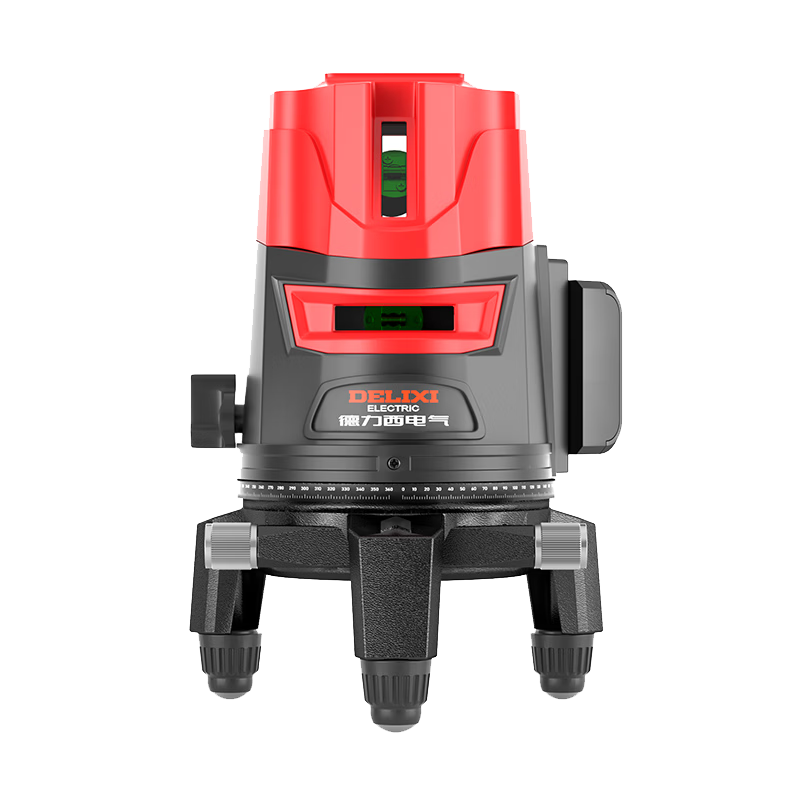 DELIXI ELECTRIC 5-Line Infrared Level High-Precision Strong Light Auto-Leveling Laser Fine Line Daytime Use