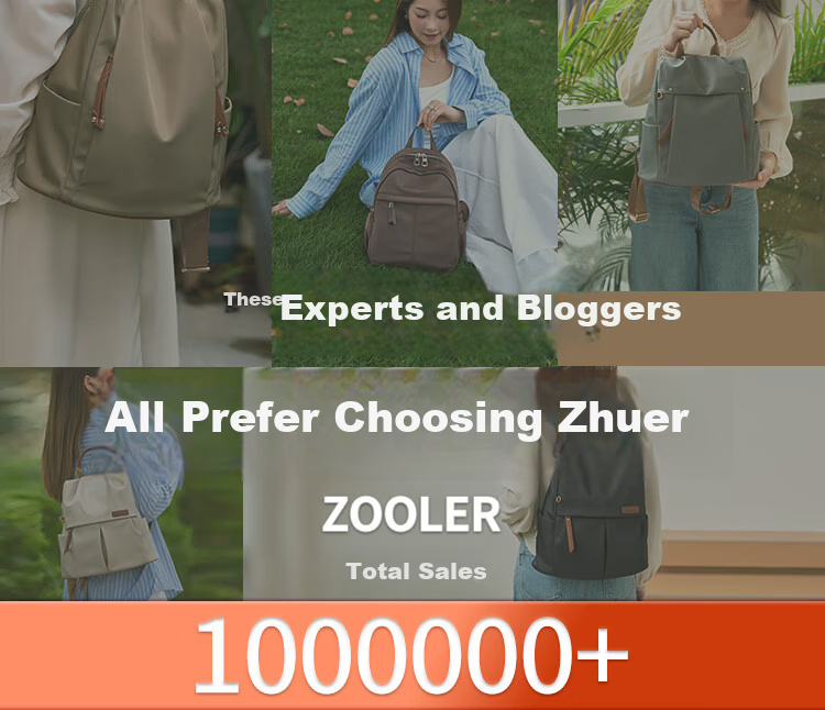 Zhu'er Women's Backpack 2026 New Lightweight Oxford Cloth Casual Large Capacity Travel Shoulder Bag for Women 2