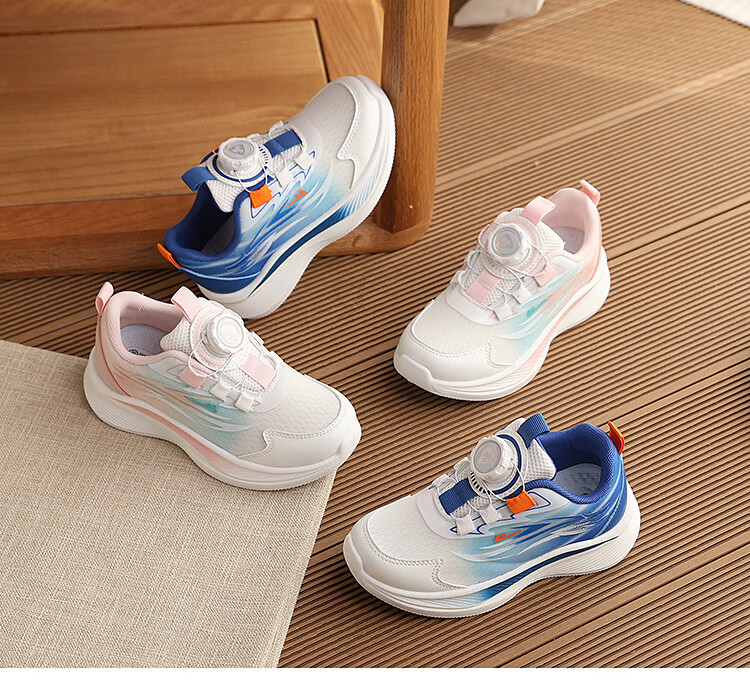 Warrior Kids Boys Running Shoes Children's Sports Shoes Casual Sneakers WZ(CL)-2215 Pink Green White Size 36 1