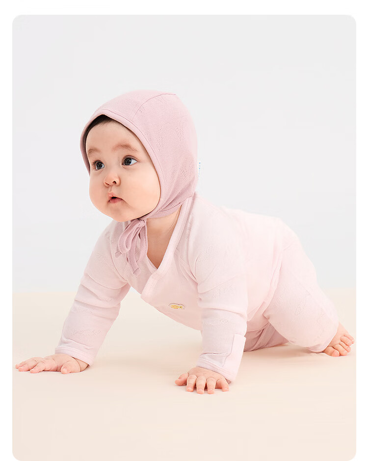 Balabala Baby Romper Newborn 2026 Spring Autumn Two-Piece Cotton Crawling Suit Cute Infant Bodysuit 41