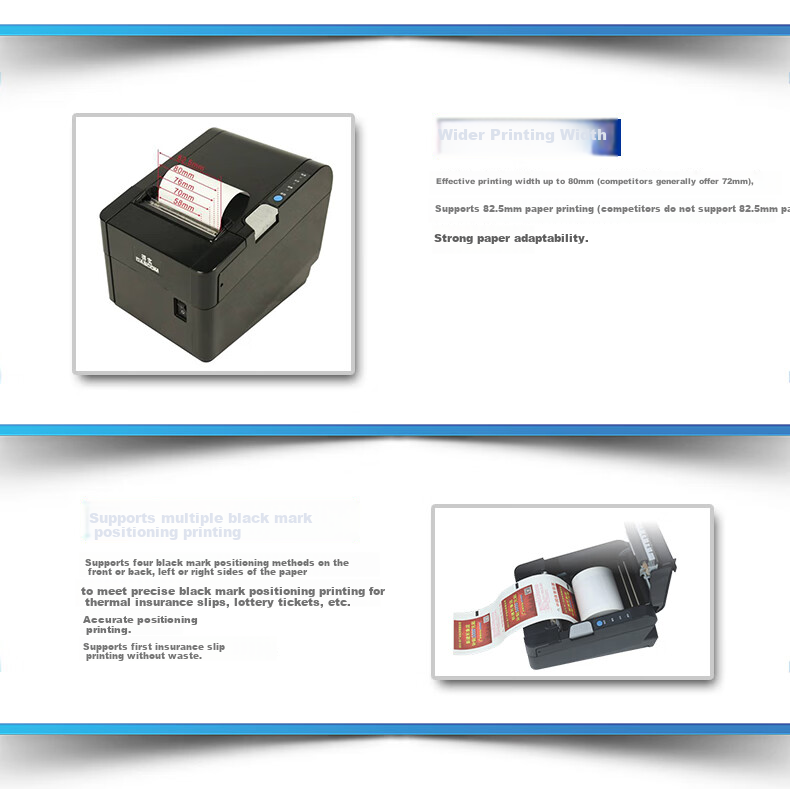 Dascom DT-330 82.5mm High-Speed Thermal Printer for Home Use (Order via Link in Details if Out of Stock) 3