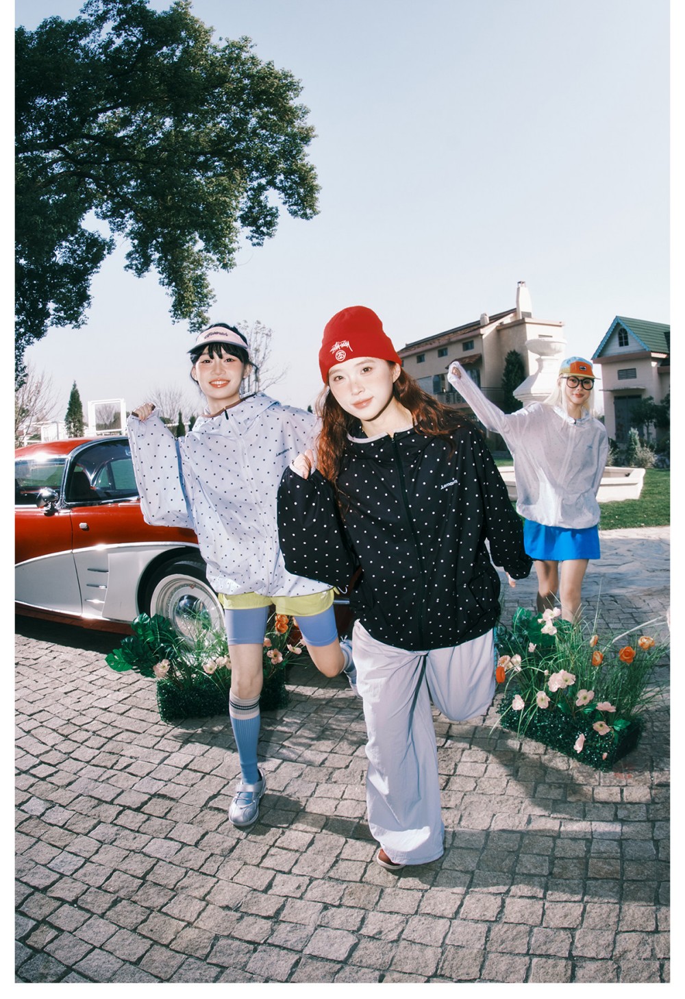 LEMANISM Trendy Polka Dot Printed Physical Sunscreen Jacket Men 2026 Spring Summer New Couple Loose Jacket Blue XL 15