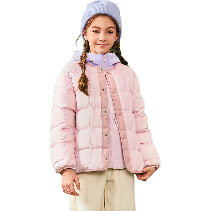 Balabala Kids Lightweight Down Jacket Boys Girls 2025 Parent-Child Winter Coat [Mall Same Style] 202425107204