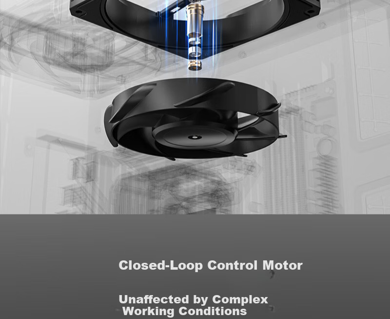 ID-COOLING 12CM Hydraulic Bearing Fan for PC Case Tower Air and Water Cooling AM-120-ARGB-K 5