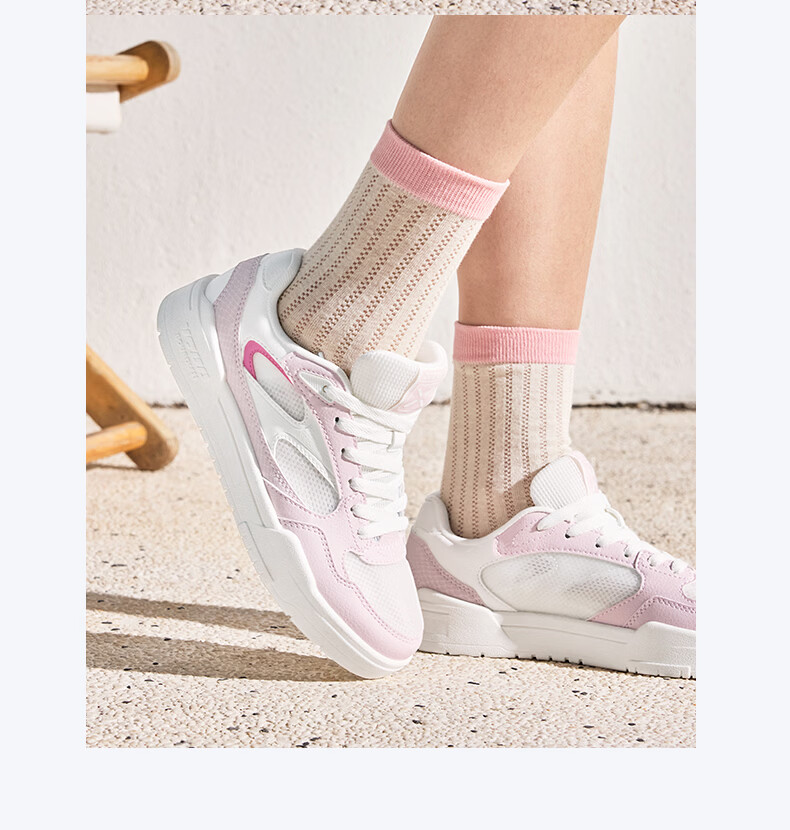 Xtep Light Cloud 2.0 Women's Sports Sneakers Spring Summer Breathable Lightweight Comfortable Durable White Shoes 18