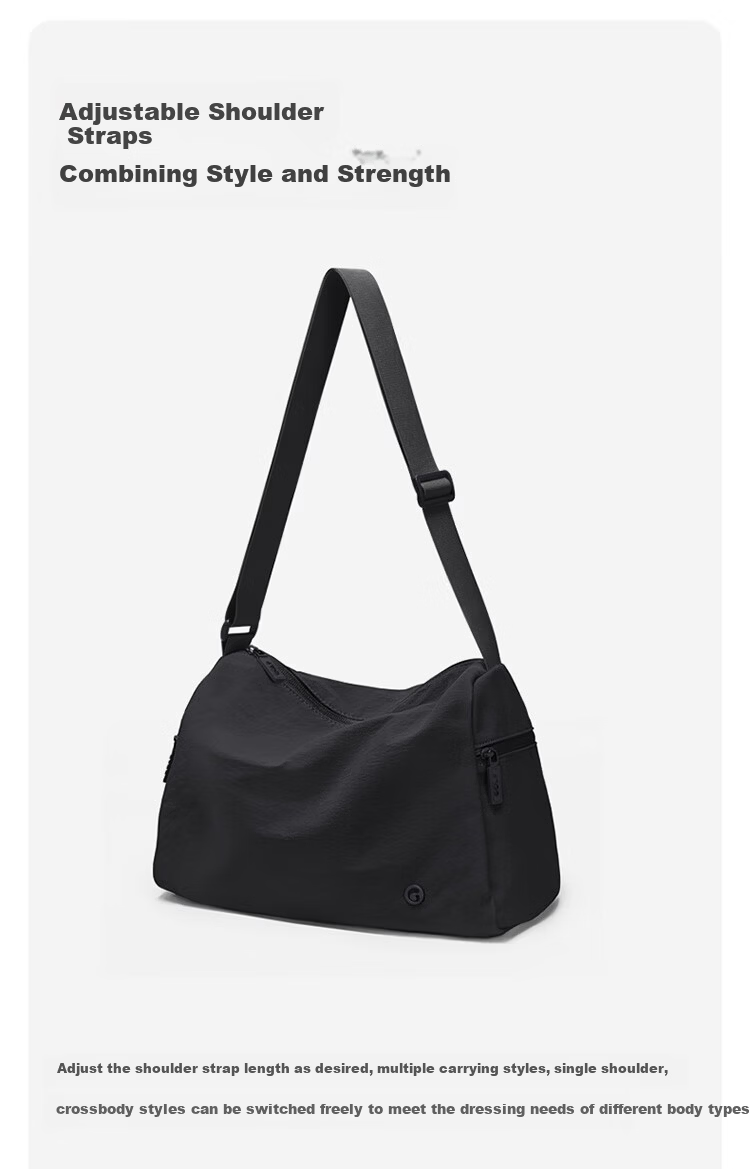 GOLF Men's Casual Single Shoulder Bag Lightweight Water-Resistant Crossbody Bag for Men and Women, Phone and iPad Holder, Cycling and Fitness Bag 9