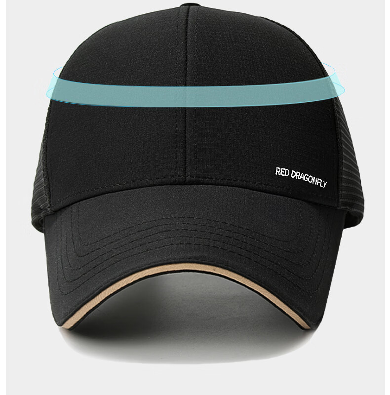 RED DRAGONFLY Men's Summer Outdoor Sunshade Mesh Baseball Cap Fishing Travel Duckbill Sun Protection Breathable Sun Hat for Women 3