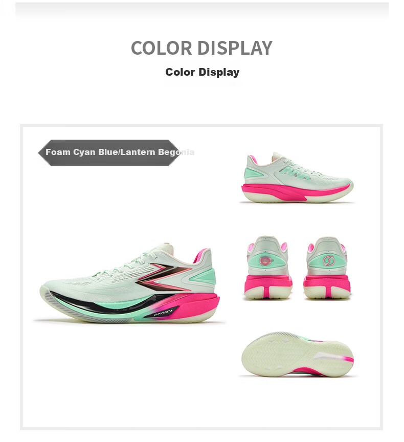 361° Basketball Shoes Biaosu BB2 Youth Professional Training Court Low-Top Breathable Sports Shoes Men 672611103-2 34