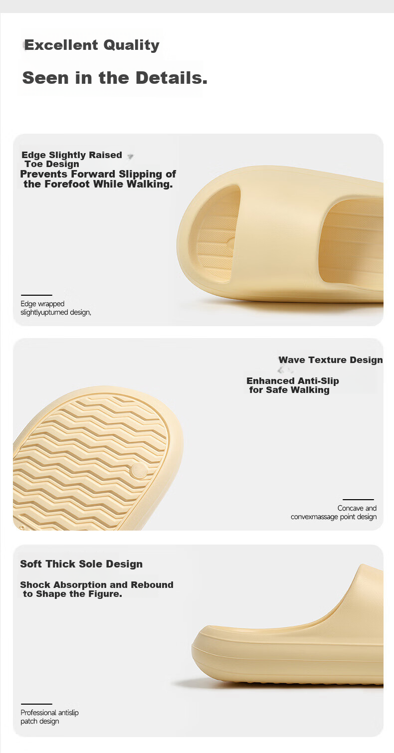 GUOLUOFEI Children's Summer Slippers Boys Girls Parent-Child Non-Slip Home Bath Sandals Cheese Yellow Size 27-28 6