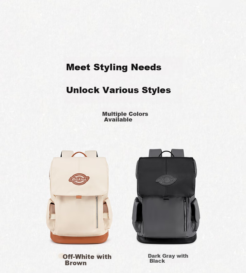 Dickies Laptop Backpack Durable Unisex 2026 Trendy Fashion Travel School Bag 6