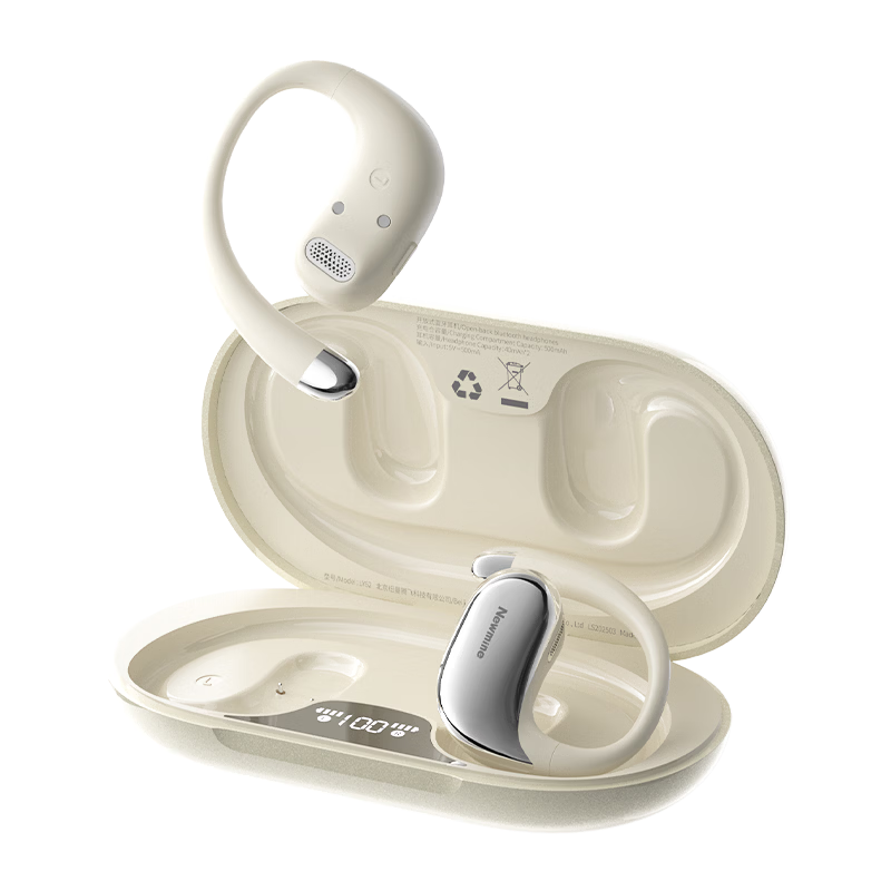 Newmine LY62 Bone Conduction Concept Sports Bluetooth Headphones, Wireless Earphones, Smart Wearable Device, Long Battery Life