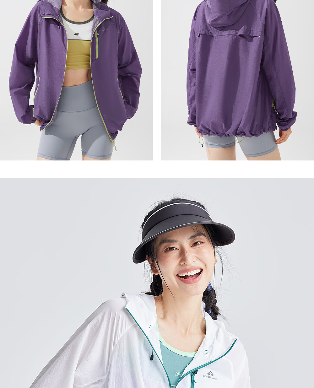 Toread Yang Chaoyue Same Style Ice Butterfly Sunscreen Jacket Women Outdoor Summer UV Protection Lightweight Breathable Sun Protection Coat 20