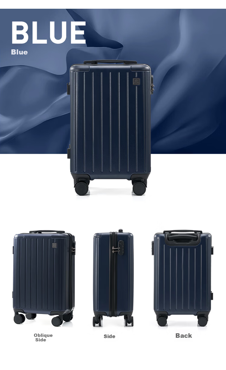 DICON AIBI DA 20-inch Carry-on Luggage, 24-inch Large Capacity Travel Suitcase with Trolley and Combination Lock 13