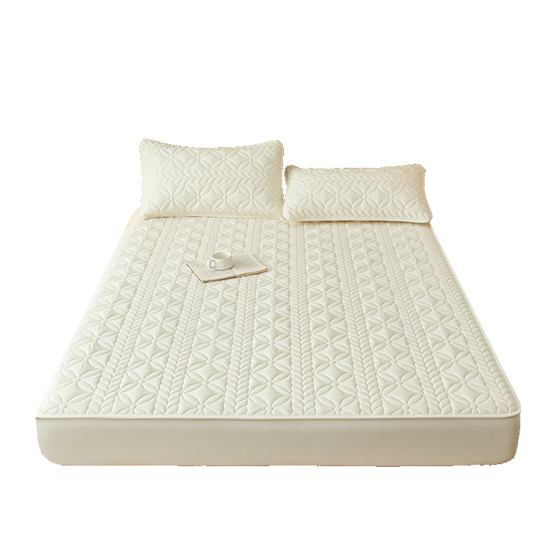MINISO Class A Soy Fiber Anti-Dirt Stain Waterproof Fitted Sheet 1.8x2m Full Coverage Bed Cover