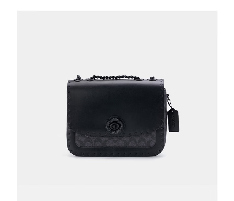 COACH Madison Classic Logo Chain Studded Shoulder Crossbody Bag CW454 for Women - Brand Direct Supply 7