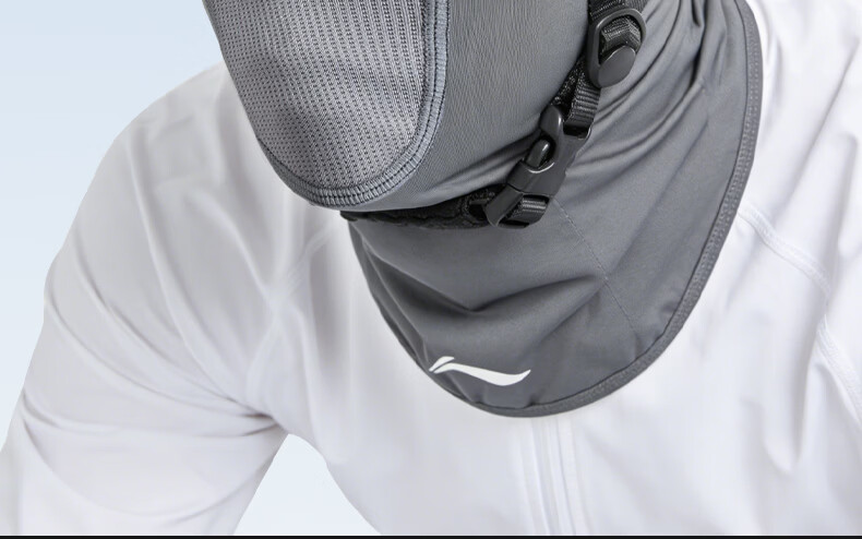 Li-Ning Sun Protection Head Cover Face Mask Unisex Cycling Summer Ice Silk Neck Gaiter Full Face Windproof Dustproof Riding Mountaineering Fishing Gear 18